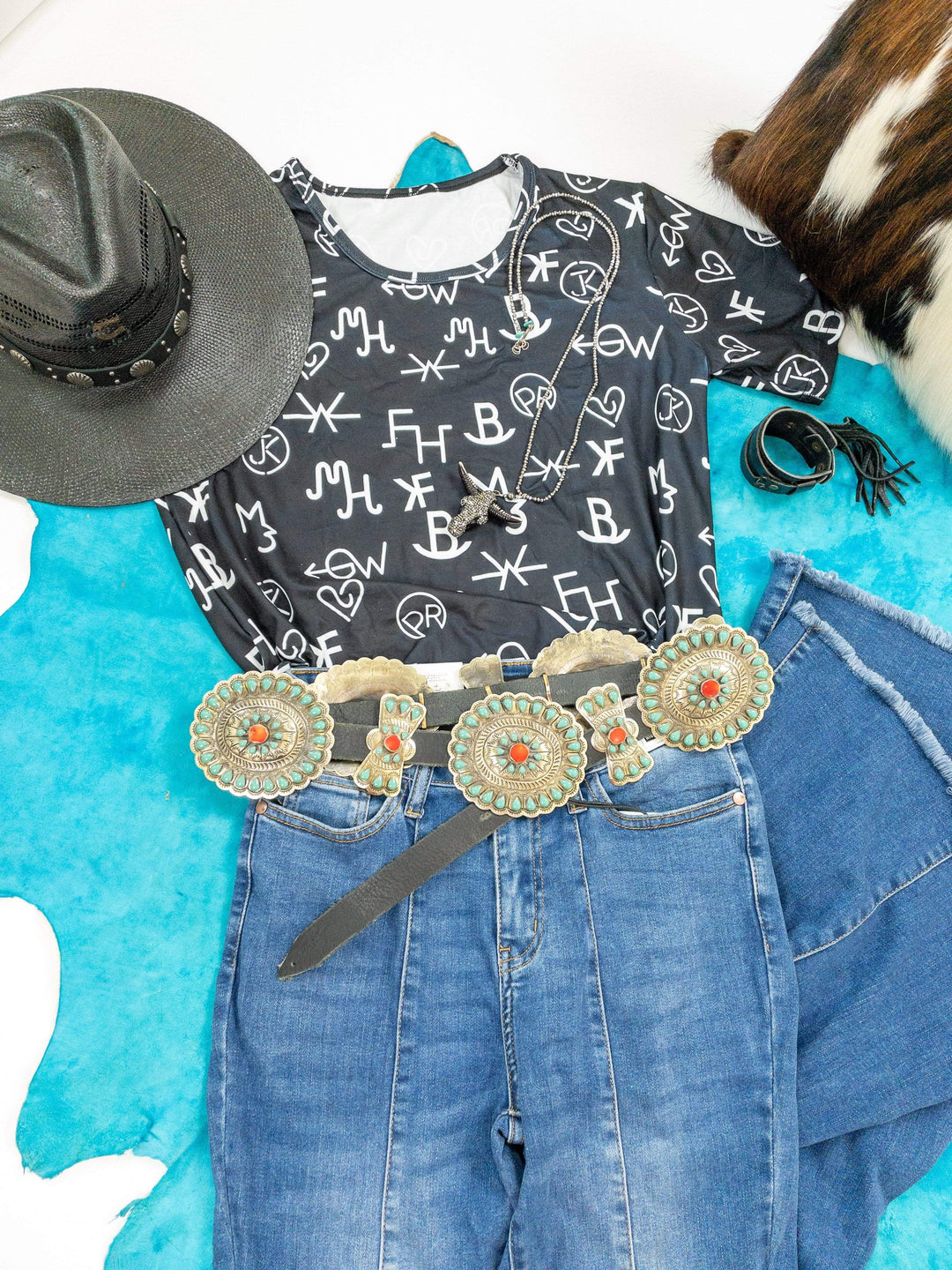 Brand It Tee-Graphic Tops-Whiskey Ray's Boutique-Whiskey Ray's Boutique, Women's Western Wear Boutique in Waxahachie, TX
