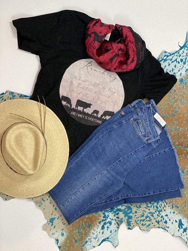 Ranching Tee-Graphic Tops-Whiskey Ray's Boutique-Whiskey Ray's Boutique, Women's Western Wear Boutique in Waxahachie, TX