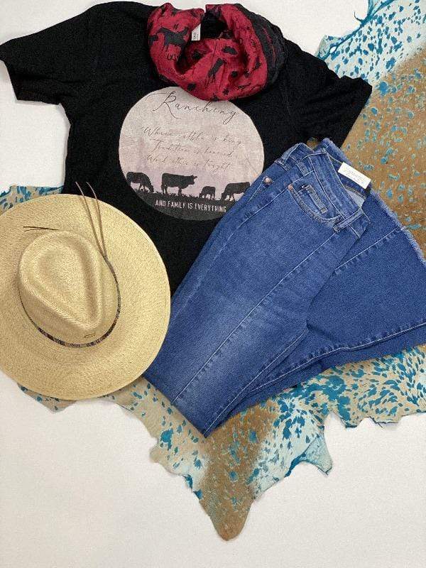 Ranching Tee-Graphic Tops-Whiskey Ray's Boutique-Whiskey Ray's Boutique, Women's Western Wear Boutique in Waxahachie, TX