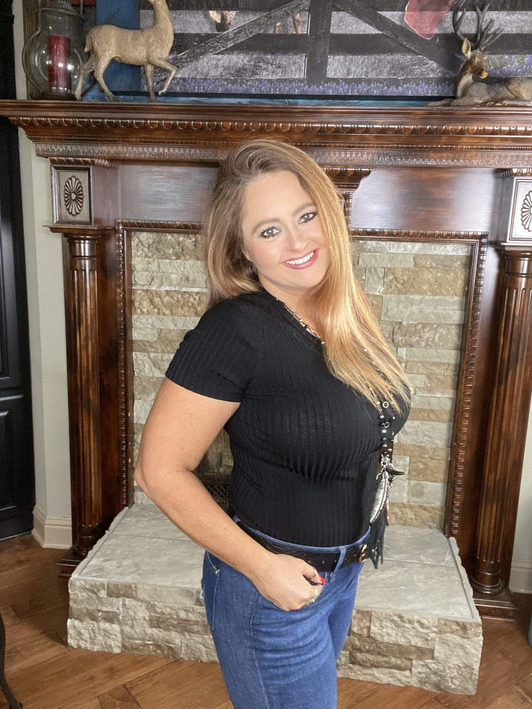 Ribbed Scoop Neck bodysuit-Bodysuits-Whiskey Ray's Boutique-Whiskey Ray's Boutique, Women's Western Wear Boutique in Waxahachie, TX