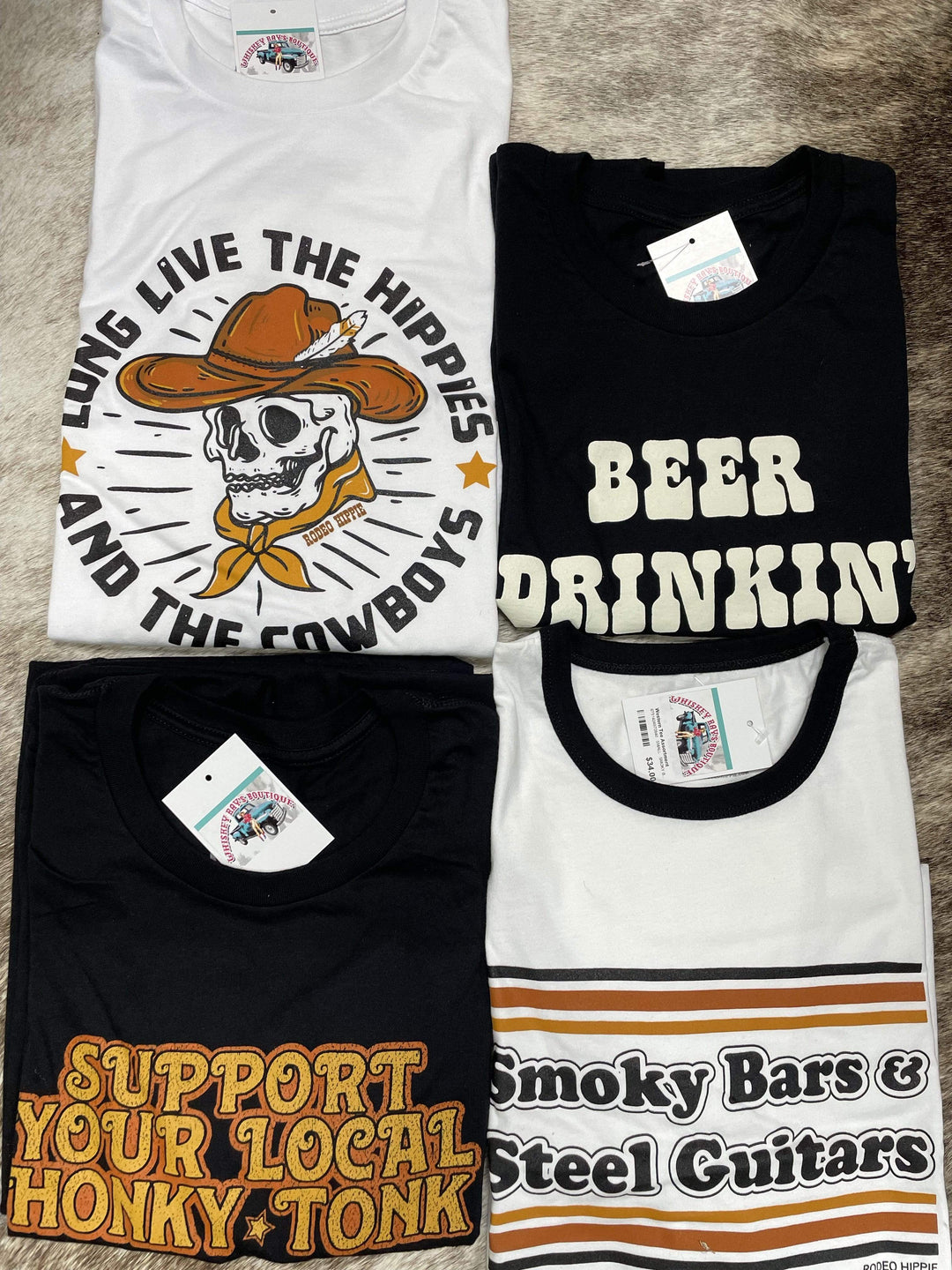 Western Tee Assortment-Graphic Tops-Whiskey Ray's Boutique-Whiskey Ray's Boutique, Women's Western Wear Boutique in Waxahachie, TX