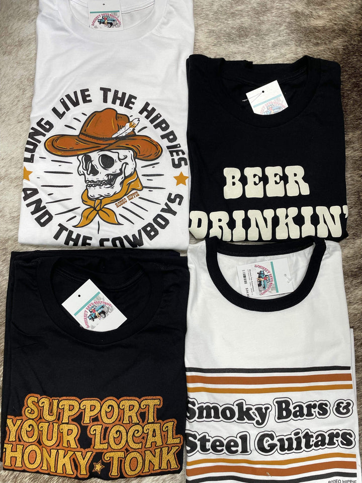 Western Tee Assortment-Graphic Tops-Whiskey Ray's Boutique-Whiskey Ray's Boutique, Women's Western Wear Boutique in Waxahachie, TX