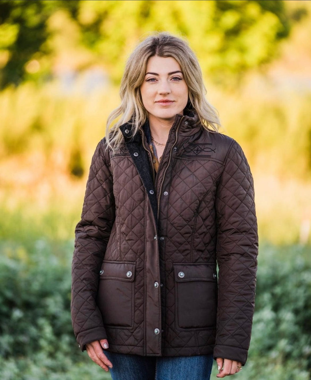 Ladies conceal carry Quilted jacket-Coats & Jackets-Madison Creek Outfitters-Whiskey Ray's Boutique, Women's Western Wear Boutique in Waxahachie, TX