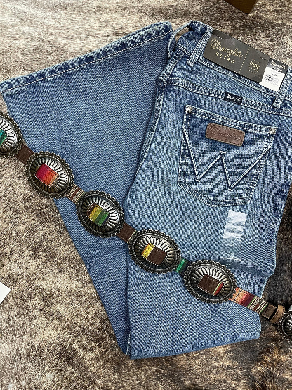 Women's Wrangler Retro Mae Flare Jean in Desiree-Jeans-Whiskey Ray's Boutique-Whiskey Ray's Boutique, Women's Western Wear Boutique in Waxahachie, TX