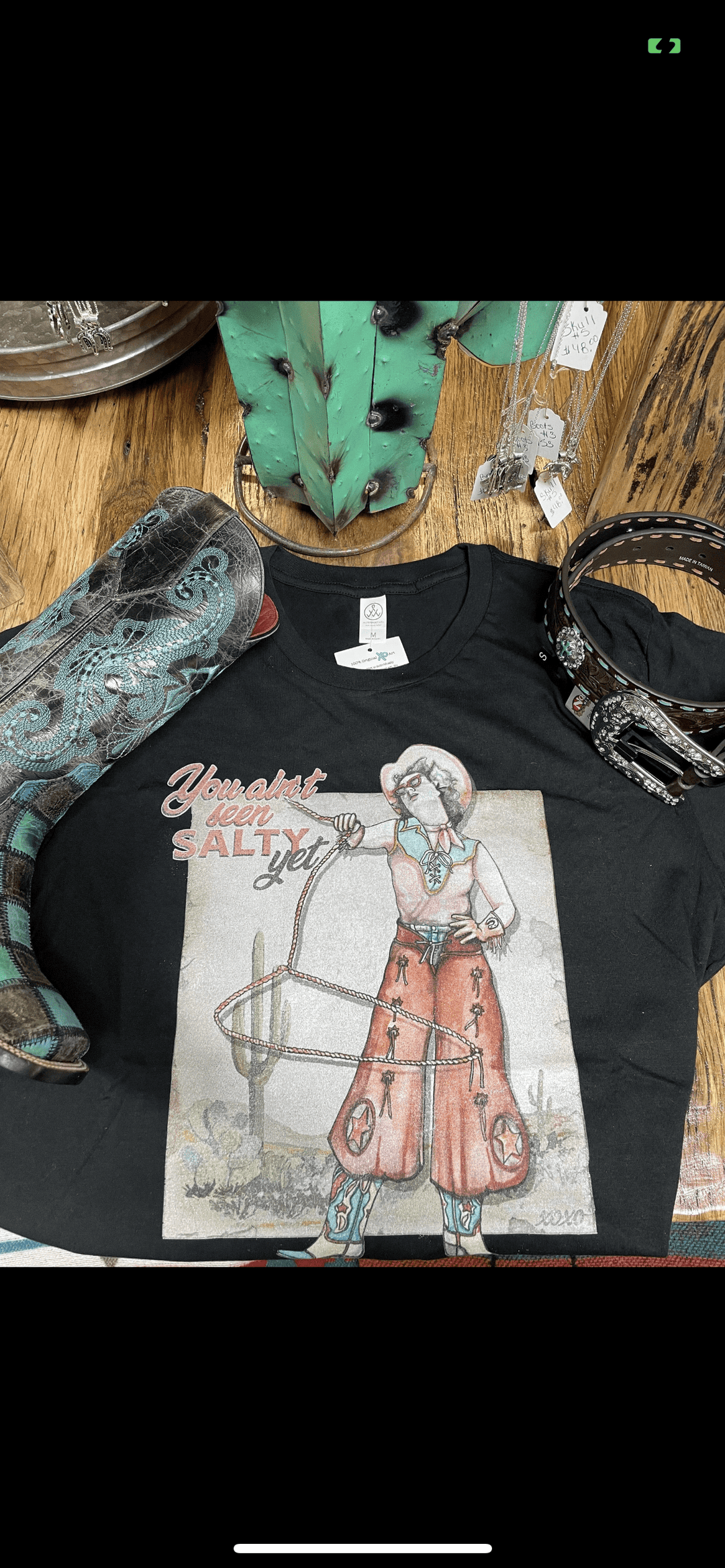 You Ain't Seen Salty Tee-Graphic Tops-Whiskey Ray's Boutique-Whiskey Ray's Boutique, Women's Western Wear Boutique in Waxahachie, TX