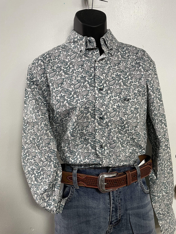 Wrangler Men's 20x Competition advanced comfort long sleeve snap shirt-Men's Shirts-Wrangler-Whiskey Ray's Boutique, Women's Western Wear Boutique in Waxahachie, TX