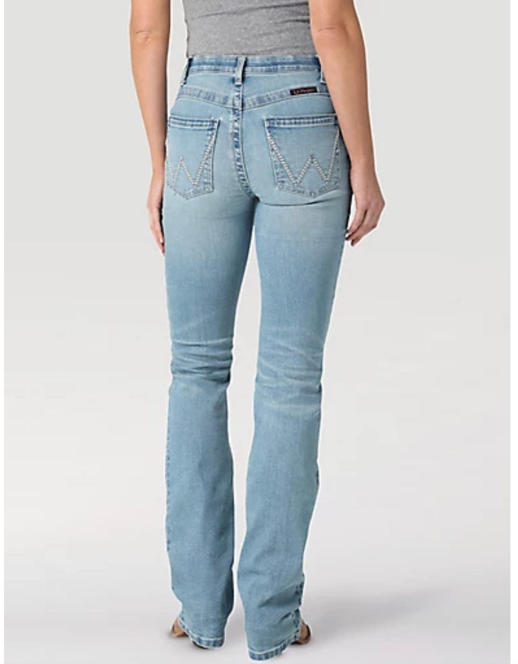 Wrangler Cowboy Cut Stretch Slim Fit Boot Cut Jeans voor heren, 33W / 32L Wrangler Cowboy Cut Stretch Slim Fit Boot Cut Jeans voor heren, 33W / 32L
