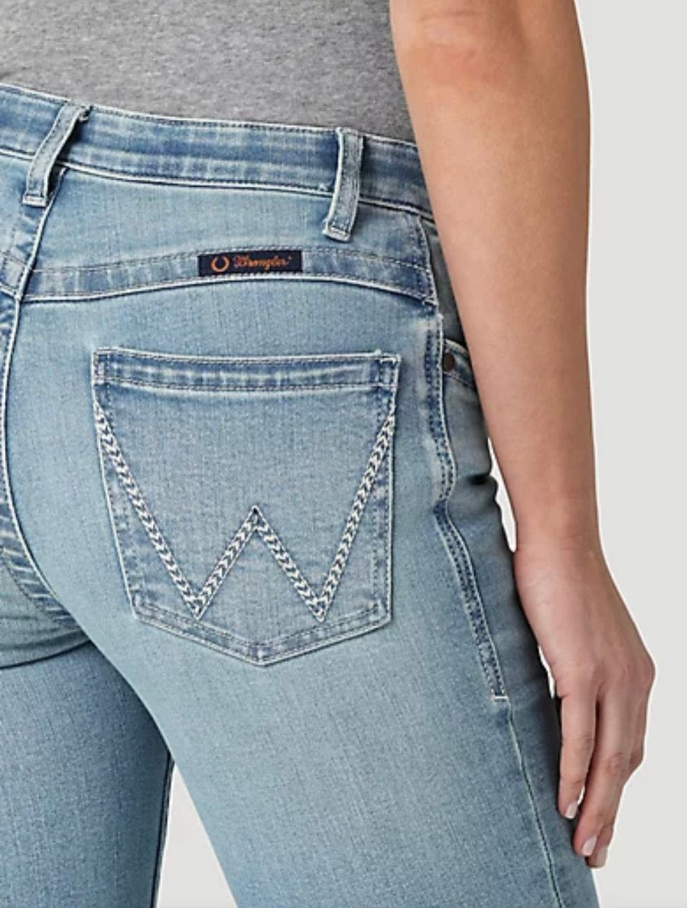 Wrangler Willow Riding Slim Fit Boot Cut Jeans-Jeans-Wrangler-Whiskey Ray's Boutique, Women's Western Wear Boutique in Waxahachie, TX