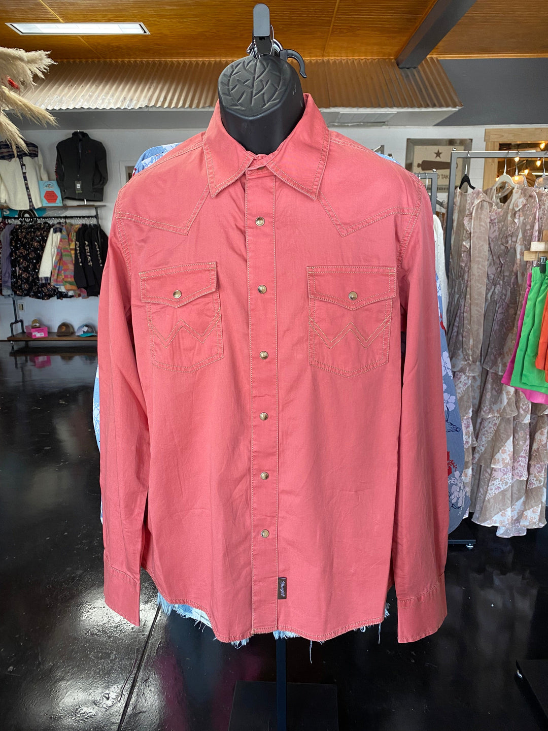 Wrangler Retro Pearl Snap Shirt-Men's Shirts-Wrangler-Whiskey Ray's Boutique, Women's Western Wear Boutique in Waxahachie, TX