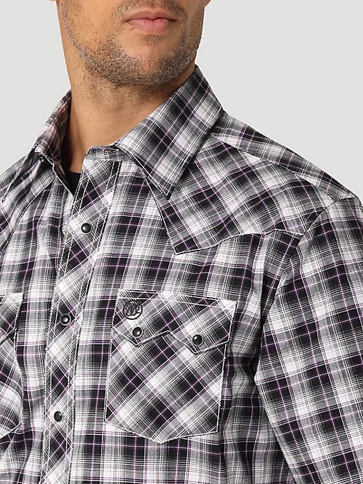 Wrangler Retro Short Sleeve Snap Shirt-Men's Shirts-Wrangler-Whiskey Ray's Boutique, Women's Western Wear Boutique in Waxahachie, TX