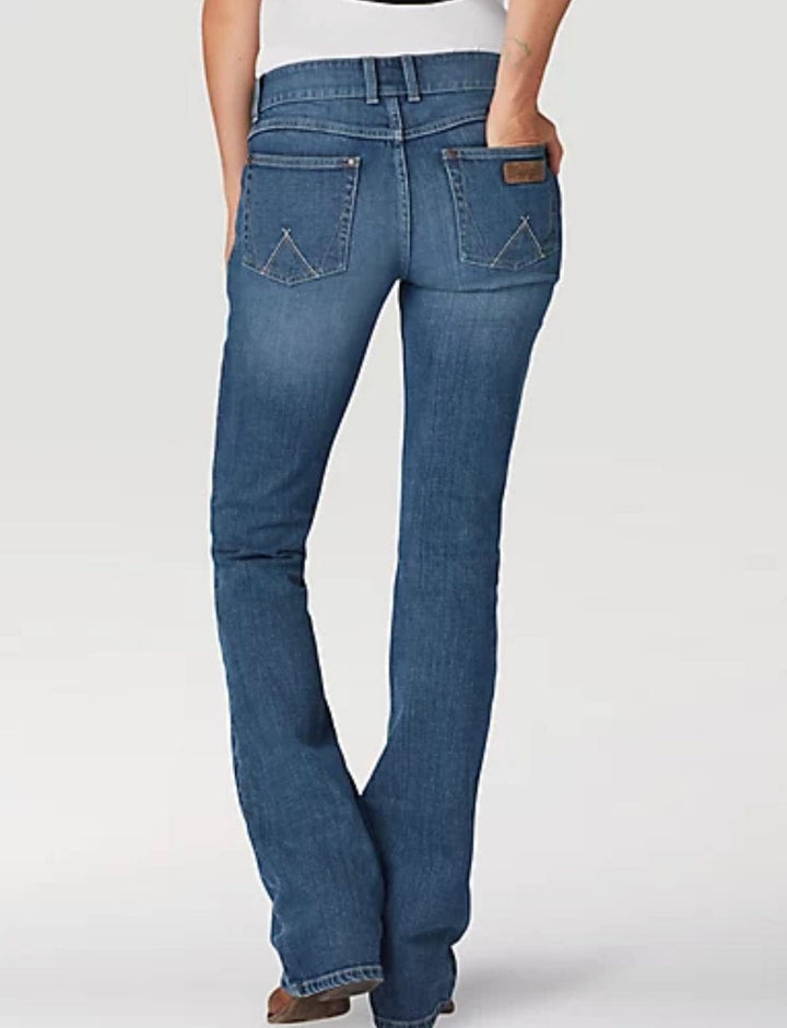WOMEN'S WRANGLER RETRO® MAE BOOTCUT JEAN IN MEGAN-Jeans-Wrangler-Whiskey Ray's Boutique, Women's Western Wear Boutique in Waxahachie, TX