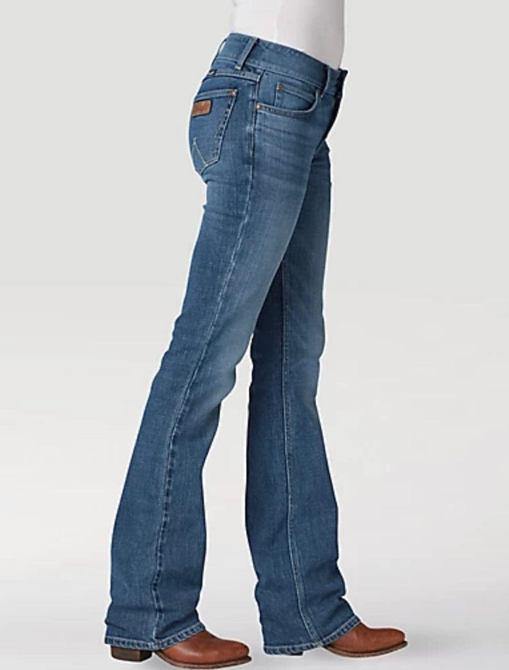 WOMEN'S WRANGLER RETRO® MAE BOOTCUT JEAN IN MEGAN-Jeans-Wrangler-Whiskey Ray's Boutique, Women's Western Wear Boutique in Waxahachie, TX