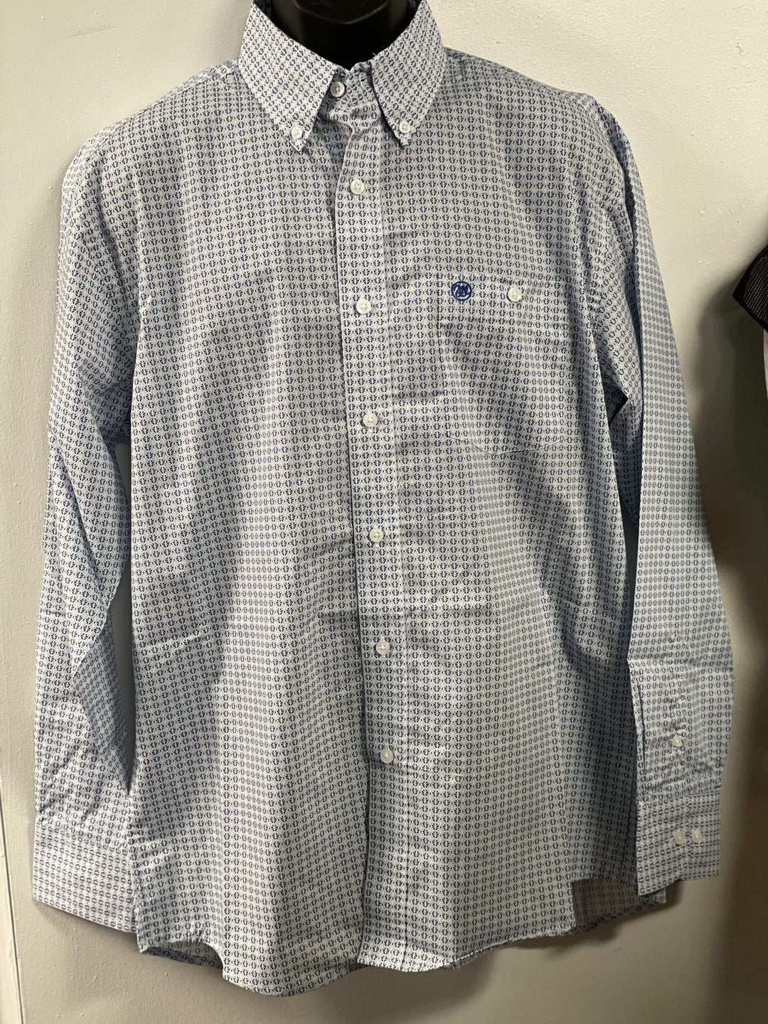 Wrangler Classic Fit Button down shirt-Men's Shirts-Wrangler-Whiskey Ray's Boutique, Women's Western Wear Boutique in Waxahachie, TX