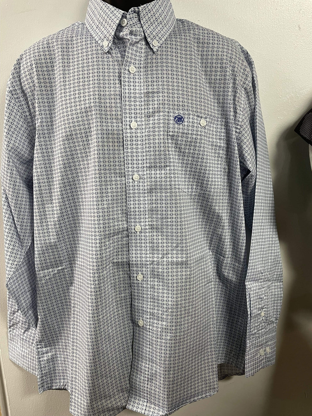 Wrangler Classic Fit Button down shirt-Men's Shirts-Wrangler-Whiskey Ray's Boutique, Women's Western Wear Boutique in Waxahachie, TX